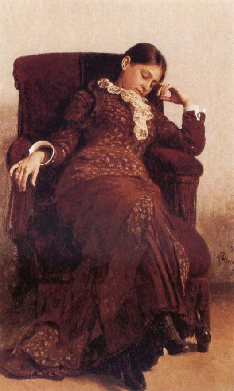 llya Yefimovich Repin Portrait of Vera Alekseevna Repina China oil painting art
